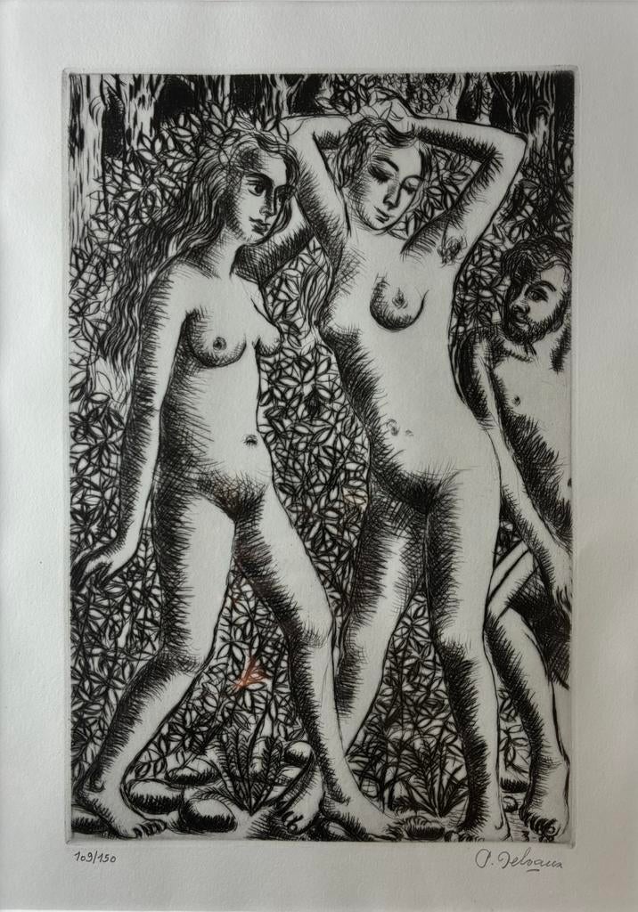 Ets Paul Delvaux, Antiquités & Art, Art | Lithographies & Sérigraphies, Enlèvement ou Envoi