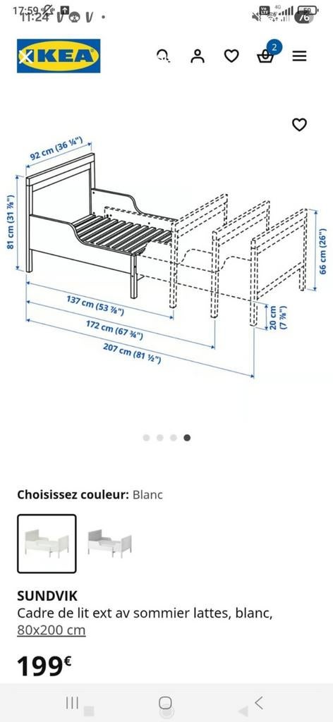 IKEA kinderbed, Ophalen