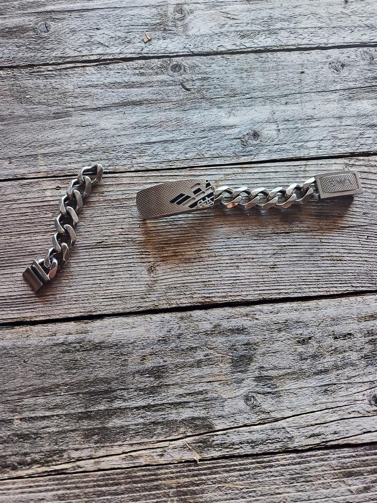 Bracelet Emporio Armani pour homme, acier, pour pièces/repré, Bijoux, Sacs & Beauté, Bracelets, Enlèvement, Utilisé, Acier