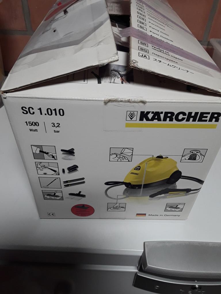 Stoomreiniger, Ophalen, Stoomreiniger