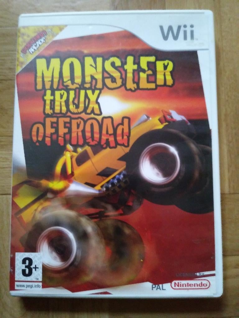 Monster Trux tout-terrain, pour Wii ou Wii U, Enlèvement ou Envoi, 2 joueurs, Course et Pilotage, À partir de 3 ans