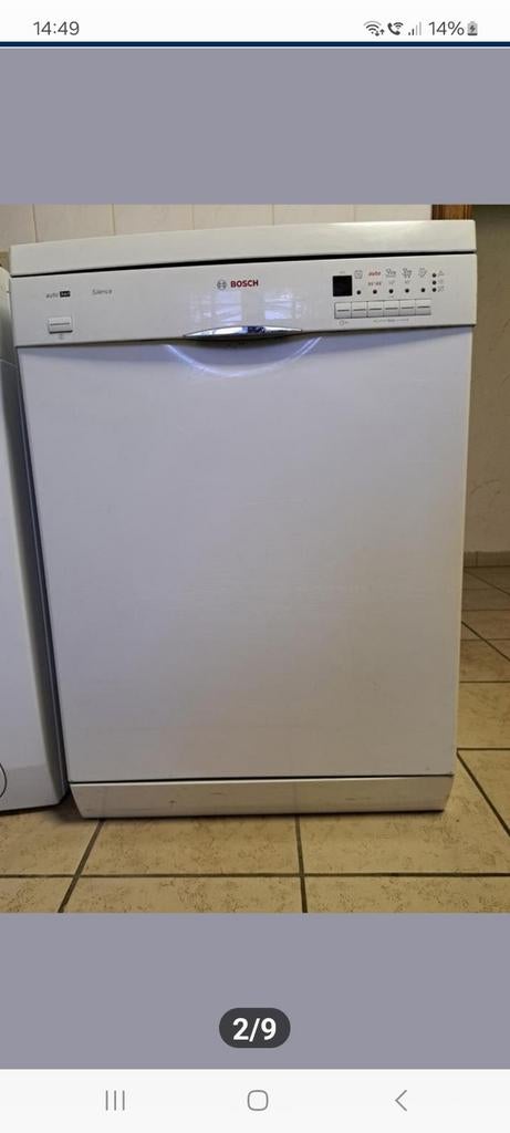 Vaatwasmachine Bosh, Ophalen