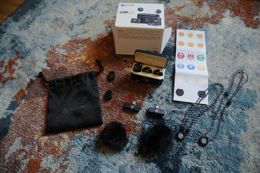 Microphone sans fil Hollyland Lark M2, Musique & Instruments, Microphones, Comme neuf, Micro studio, Sans fil, Enlèvement ou Envoi