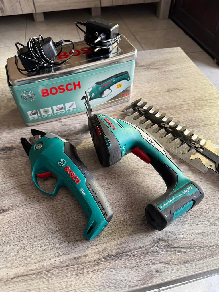 Tuingereedschap, Ophalen, Gebruikt, Accu