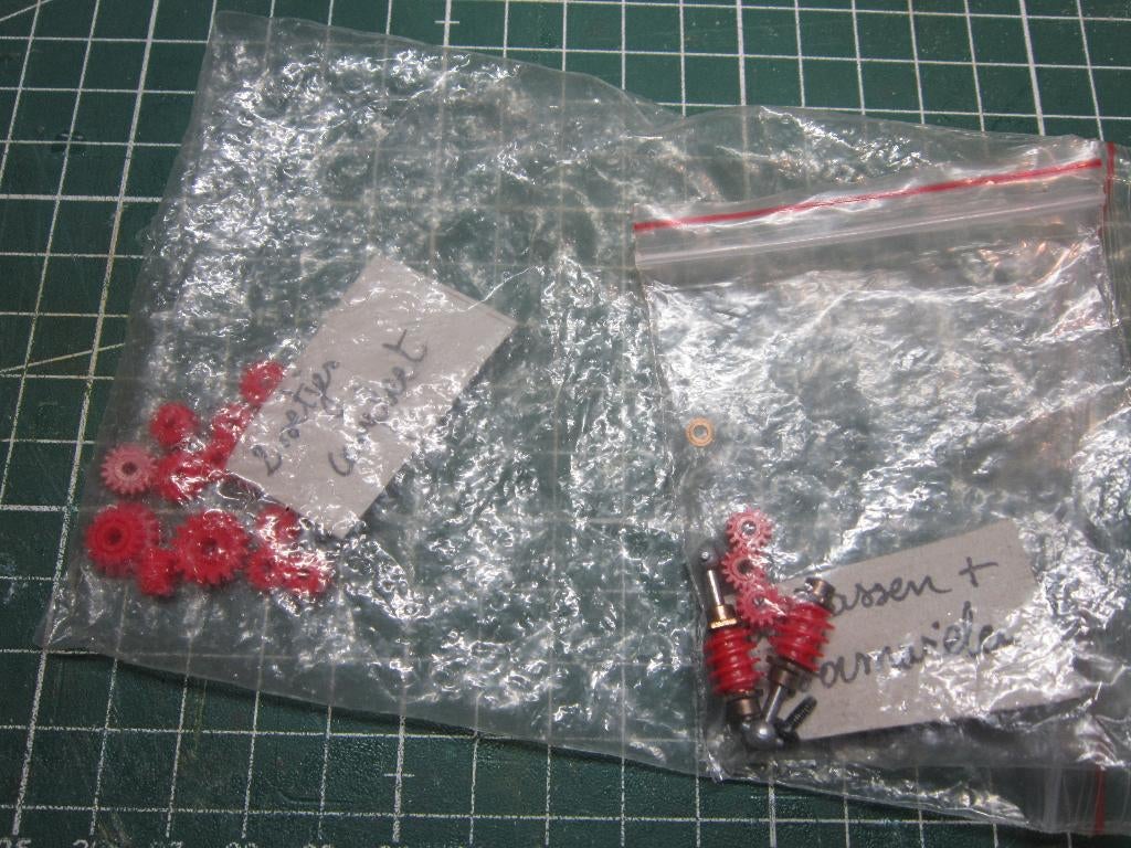 Volledige set worm + tandwielen Roco bolle neus, Ophalen of Verzenden, Roco