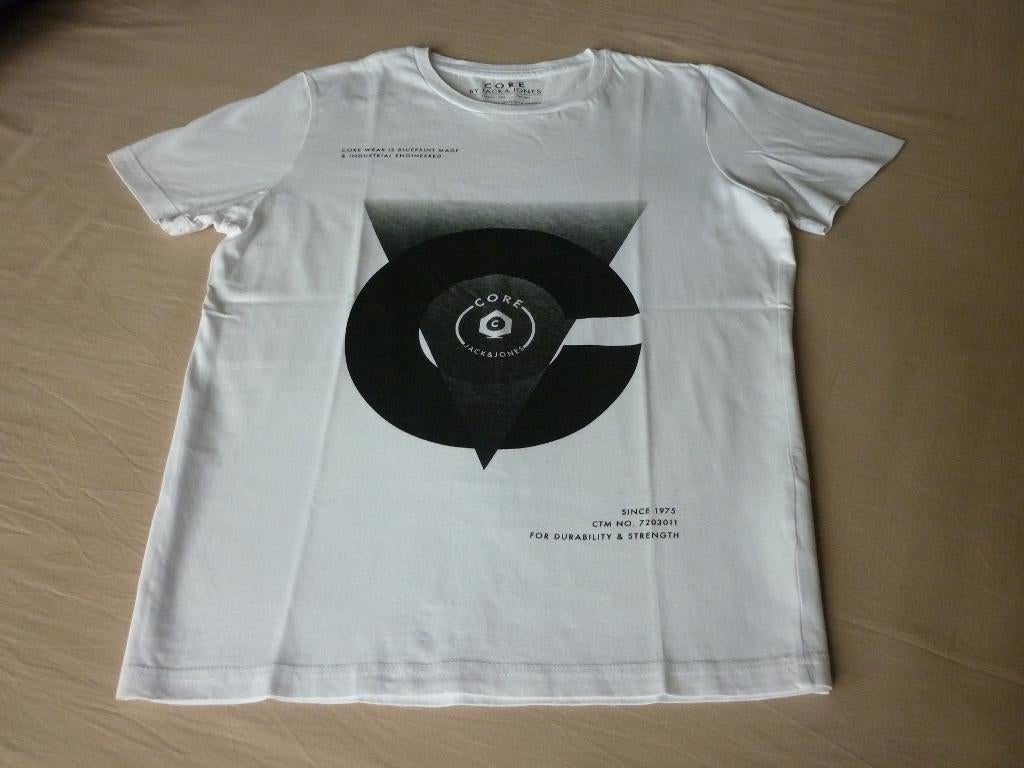 T-shirt Jack & Jones, Wit, Ophalen of Verzenden, Zo goed als nieuw, Jack & Jones