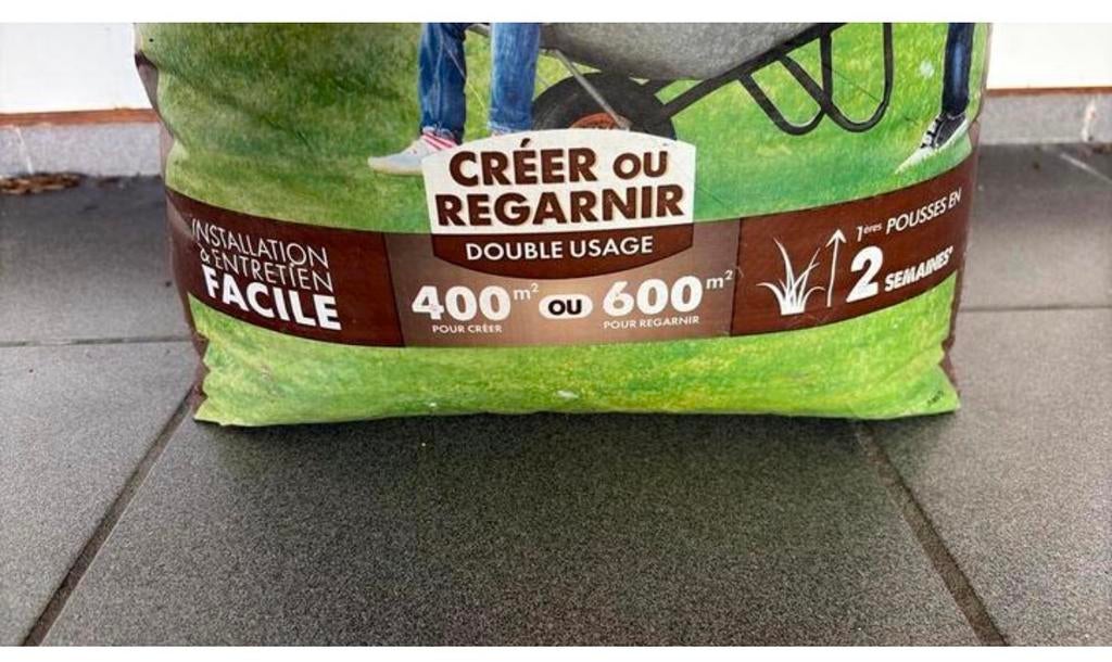 Mélange rustique de Vilmorin, Jardin & Terrasse, Gazon & Gazon artificiel, Neuf, Herbe, 20 m² ou plus, Enlèvement