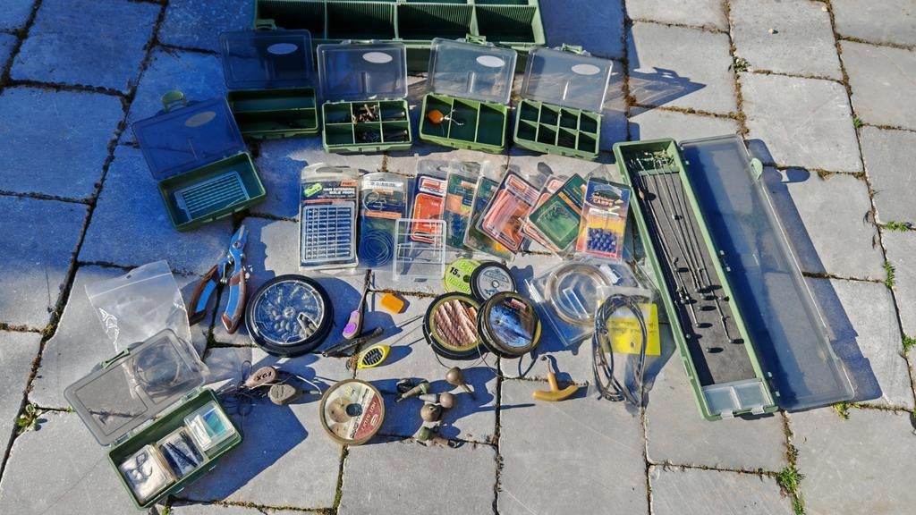 Karpervissen klein materiaal, Enlèvement