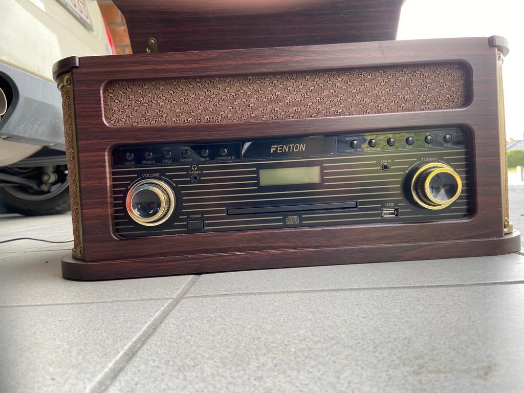 Fenton memphis vintage all in one, Audio, Tv en Foto, Platenspelers, Ophalen, Zo goed als nieuw, Platenspeler