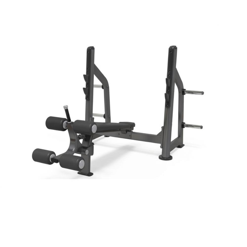 Gymfit – Olympic decline bench – Luxury line plus – PEB103, Ophalen of Verzenden, Zo goed als nieuw, Benen, Overige typen