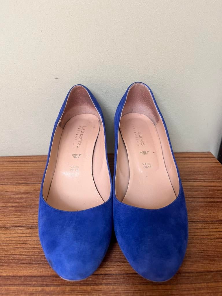 Les Autres schoenen 39 suède, Les autres, Schoenen met lage hakken, Blauw, Ophalen of Verzenden