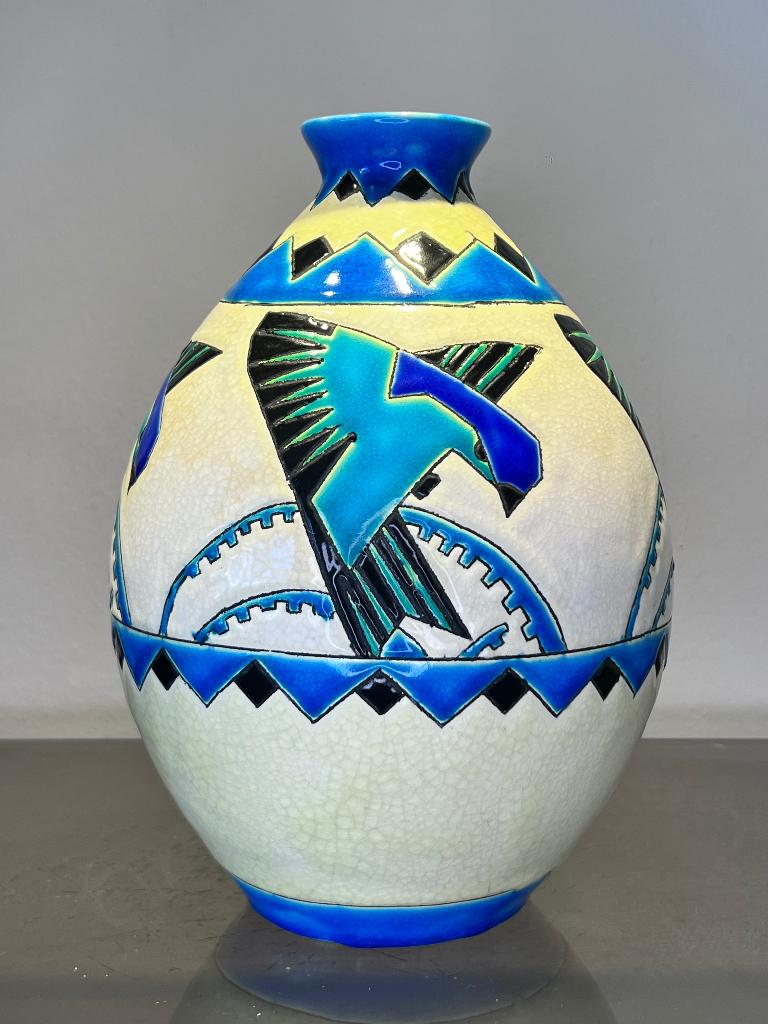 Charles Catteau Keramis Boch, Antiquités & Art, Antiquités | Vases, Enlèvement ou Envoi