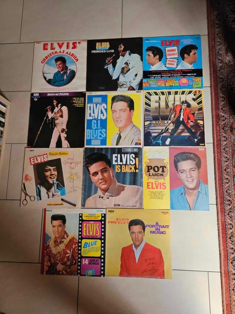 65 vinyl lp's te koop van elvis presley in goede staat, Cd's en Dvd's, Ophalen, Gebruikt, 12 inch, Overige genres