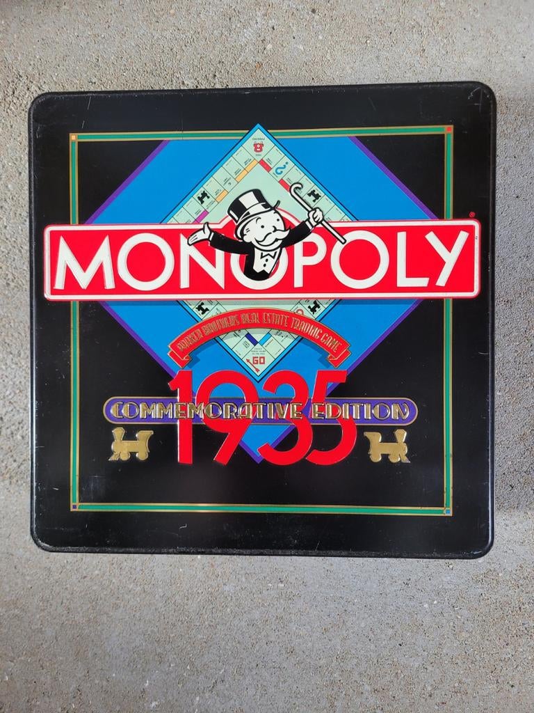 Édition spéciale Vintage Monopoly 1935-1985 dans une boîte, Collections, Jouets, Enlèvement