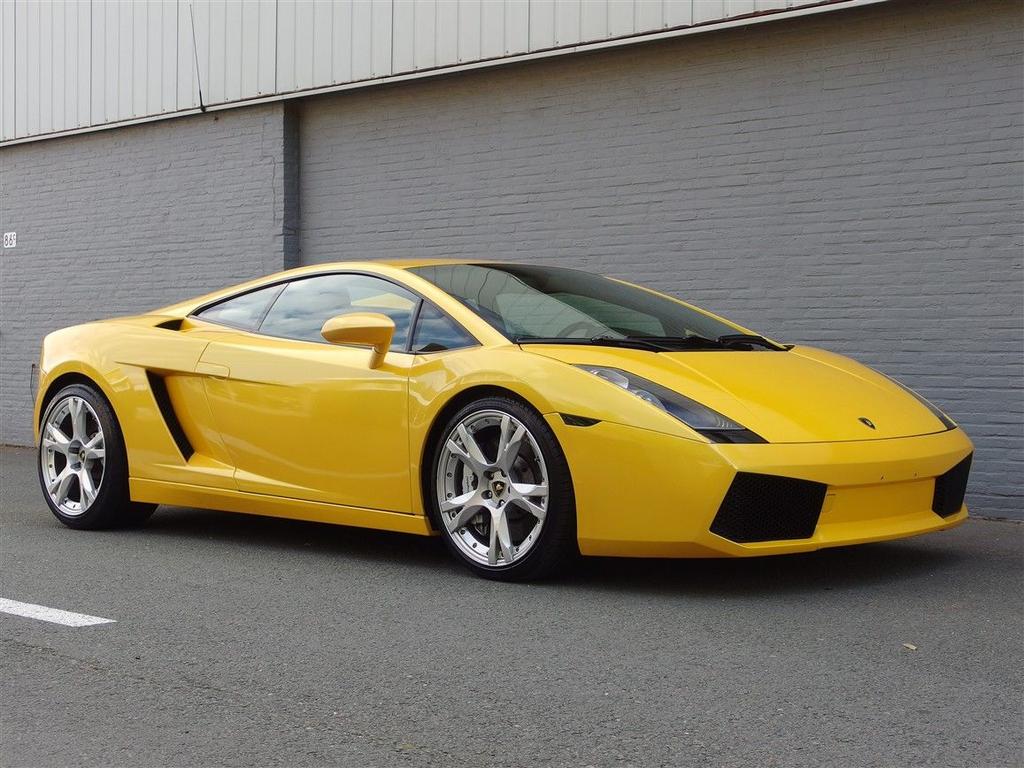 Lamborghini Gallardo 2003 Coupe in Giallo Midas (500HP), Auto's, Lamborghini, Parkeercamera, Zwart, Overige kleuren, Bedrijf