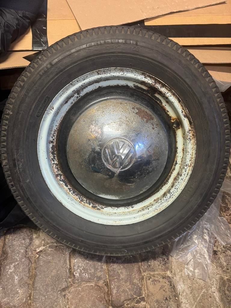 VW Kever wiel + wieldop, Auto-onderdelen, Banden en Velgen, Ophalen