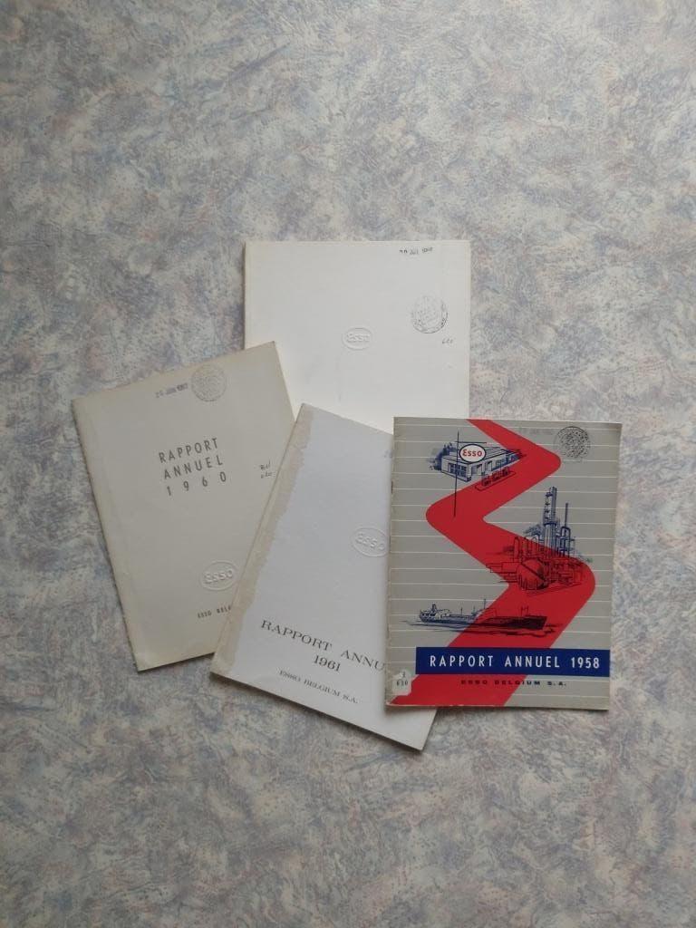 Garage Esso Benzinestation Olie Tanker Verslag Boek Beligië, Livres, Politique & Société, Utilisé, Envoi