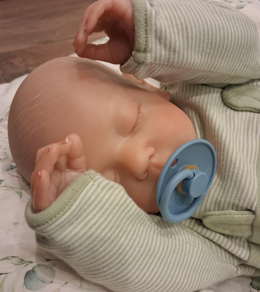 Reborn baby pop, Verzamelen, Poppen, Ophalen of Verzenden, Zo goed als nieuw, Pop, Levensecht of Reborn