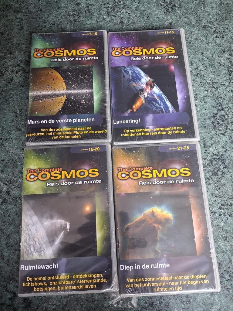 4x VHS The Complete Cosmos, Cd's en Dvd's, Ophalen of Verzenden