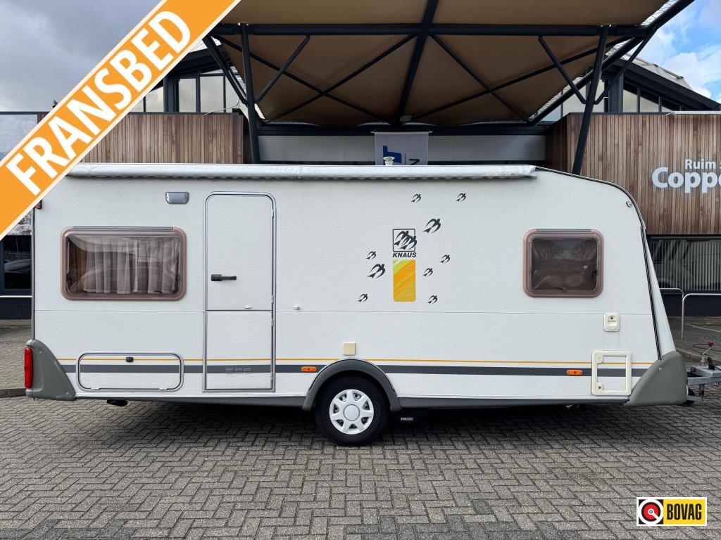 Knaus Sudwind 500 FU 2003 MOVER + NIEUWE TENT, Caravans en Kamperen, Caravans, Rondzit, Vast bed, Schokbreker, 5 tot 6 meter