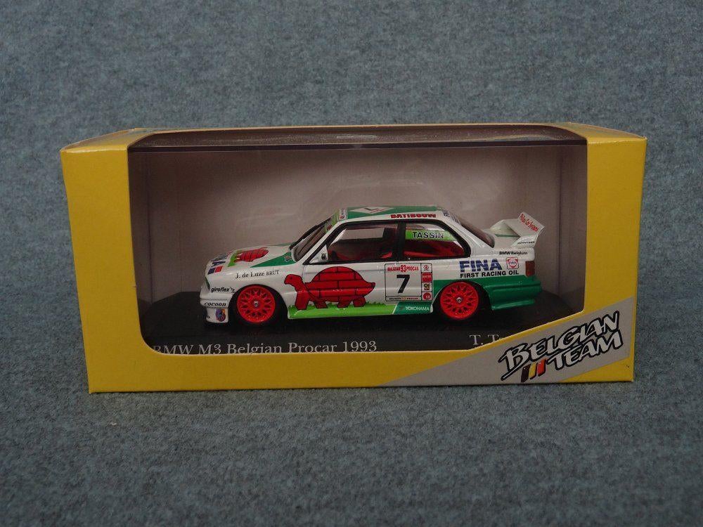 BMW E30 M3 Belgian Procar 1993 #7 Thierry Tassin Minichamps, Ophalen of Verzenden, Gebruikt, Auto, MiniChamps