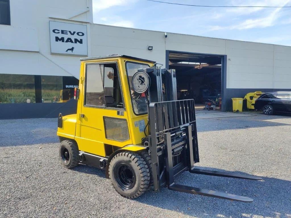 Hyster Forklift free lift / triple / side shift H60XM, Articles professionnels, 2000 à 3000 kg, Autre propulsion, Chariot élévateur