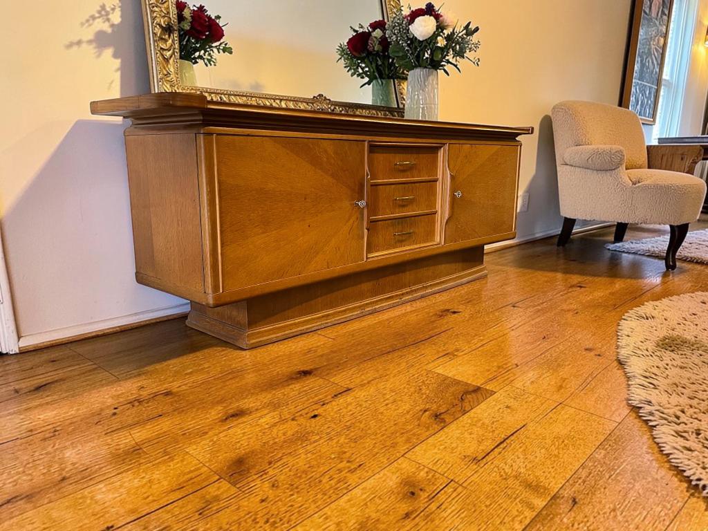 Vintage houten dresssoir / buffetkast / commode, Enlèvement