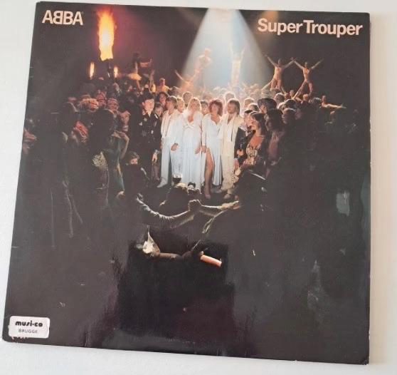 ABBA Super Trouper LP, Cd's en Dvd's, Vinyl | Pop, Ophalen, 1980 - 1989, Gebruikt, 12 inch