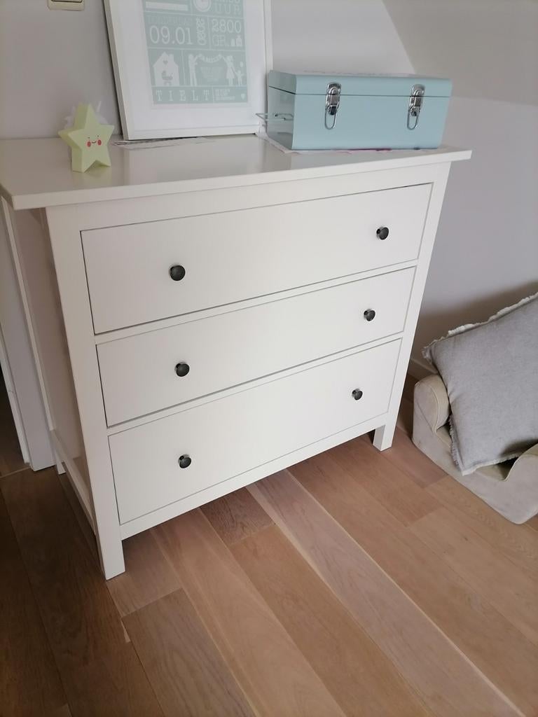 Commode Hemnes, Maison & Meubles, Armoires | Commodes, Enlèvement ou Envoi, Utilisé