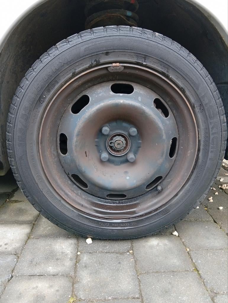 4 jantes 206cc 15 pouces, Enlèvement, Utilisé