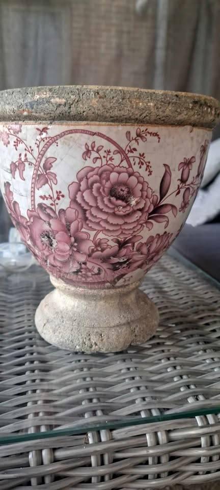 antieke keramiek bloempot, Antiek en Kunst, Ophalen