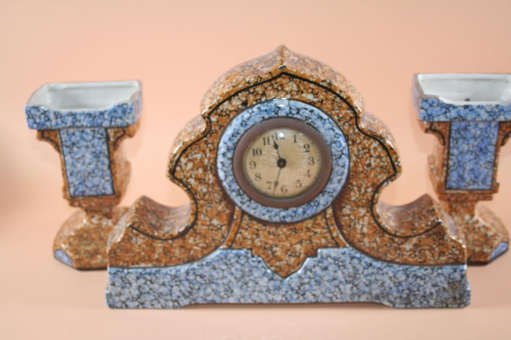 Art deco schouwgarnituur, Enlèvement