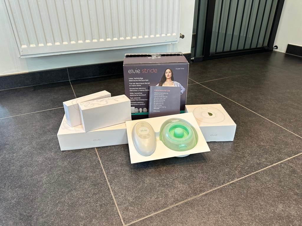 Elvie stride dubbele borstkolf, Kinderen en Baby's, Babyvoeding en Toebehoren, Ophalen, Zo goed als nieuw, Borstkolf