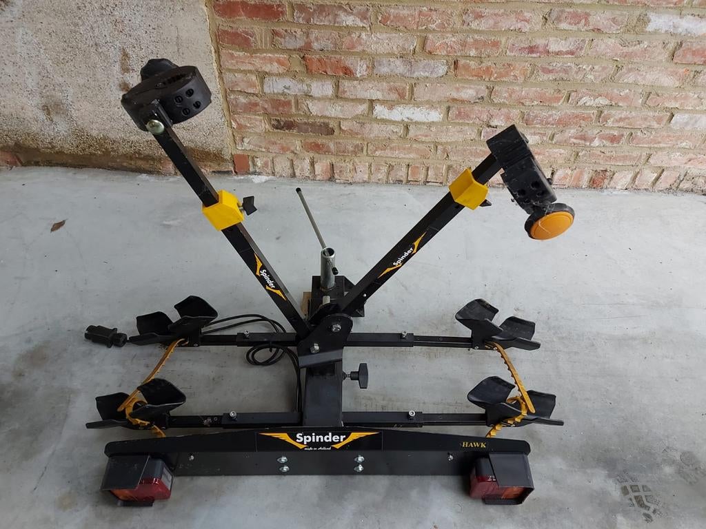 Porte-vélos Spinder Hawk pour 2 vélos, Support d'attelage, 2 vélos, Comme neuf, Enlèvement