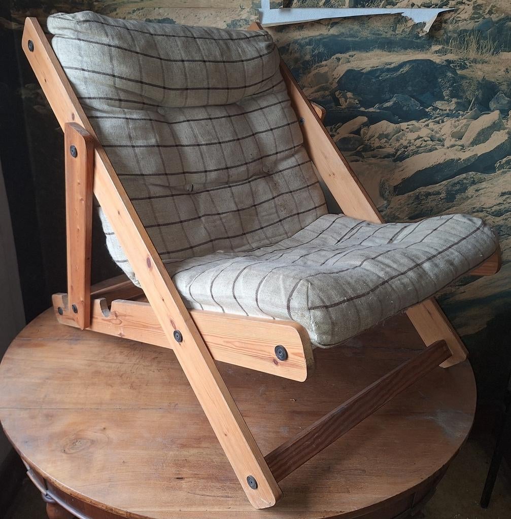 Vintage Ikea Kon-tiki fauteuil Gillis Lundgren, Ophalen