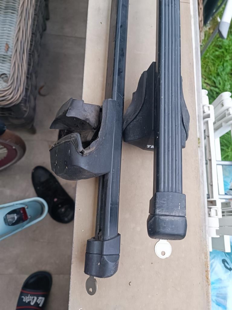 Dakdragers thule, Auto diversen, Dakdragers, Ophalen, Gebruikt