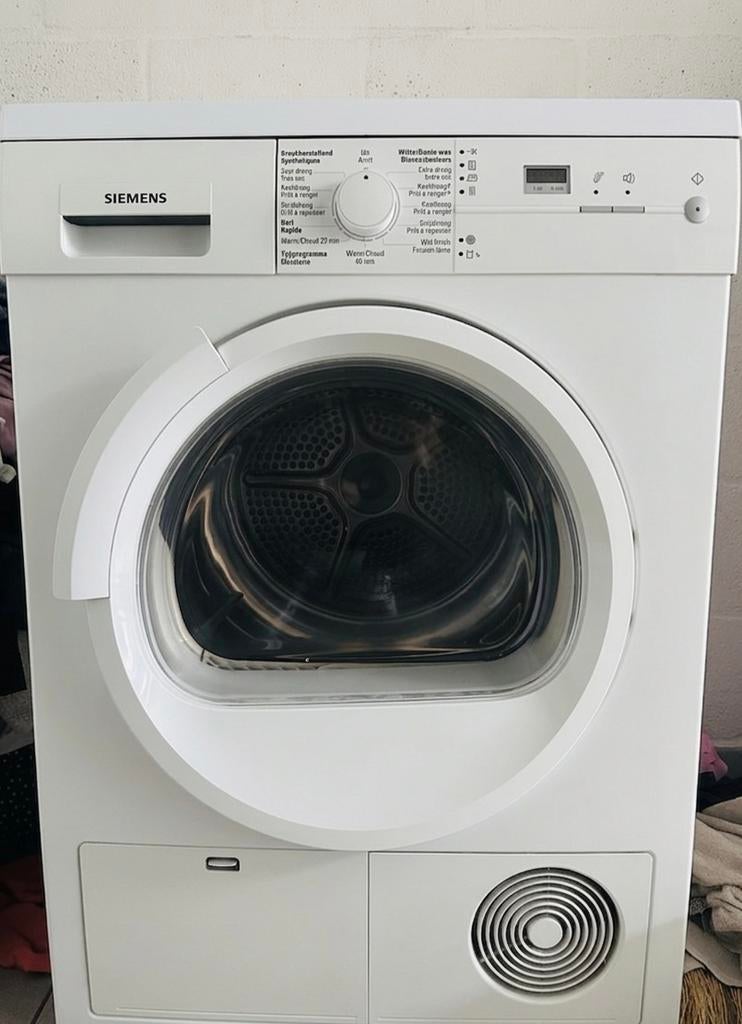 Siemens droogkast 8kg a+++ condens, Classe énergétique A ou plus économe, Comme neuf, Chargeur frontal, Enlèvement
