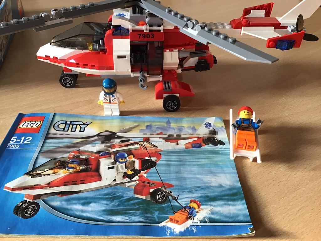 Lego Helikopter, Ophalen, Lego