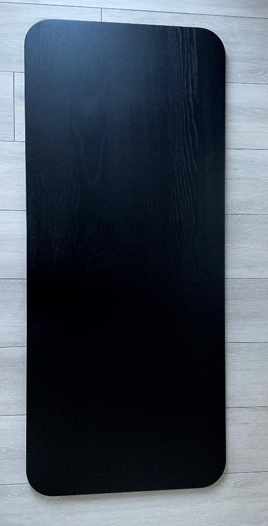 Bureau/plateau de table Ikea Bekant noir 140 x 60 cm, Maison & Meubles, Bureaux, Comme neuf, IKEA, Noir, Enlèvement