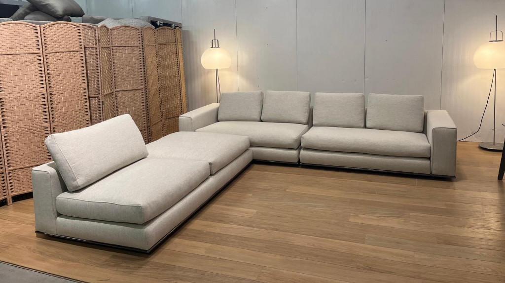 NEUF Minotti Hamilton + garantie – PN: 30.000€, Maison & Meubles, Neuf, 150 cm ou plus, Quatre personnes ou plus, Bankstel Bank Zetels Sofa Hoekbank Design bank