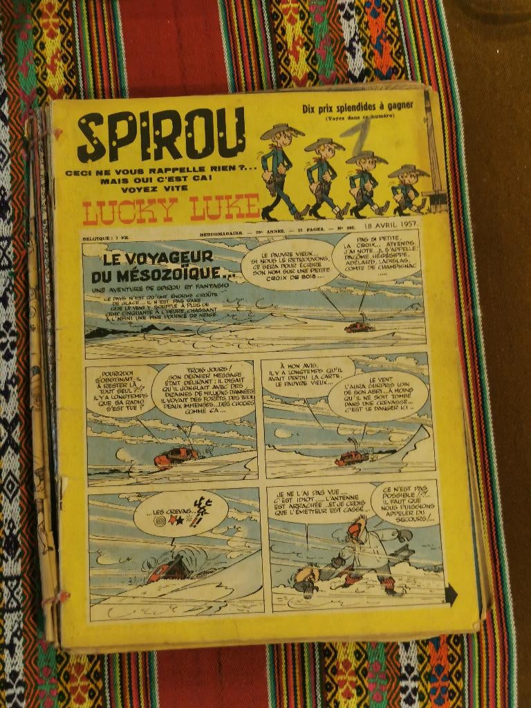 Anciens magazines Spirou du numéro 992 au 1004, Ophalen
