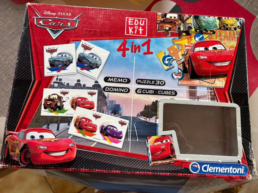 Cars puzzels, memo, domino ea, Kinderen en Baby's, Ophalen of Verzenden