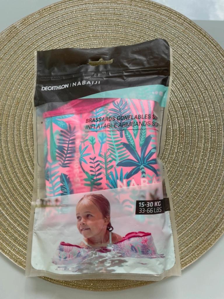 Brassards natation, roses, enfant 15-30 kg, Enlèvement ou Envoi, Comme neuf