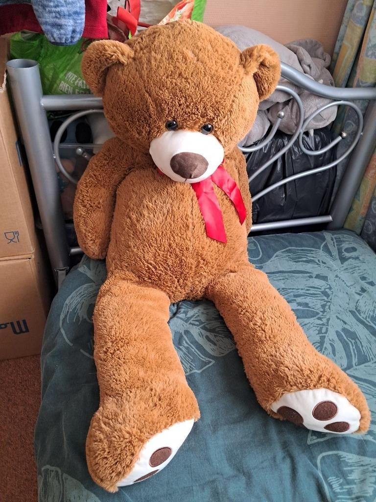 Pluche dieren, Kinderen en Baby's, Speelgoed | Knuffels en Pluche, Ophalen of Verzenden, Zo goed als nieuw, Beer