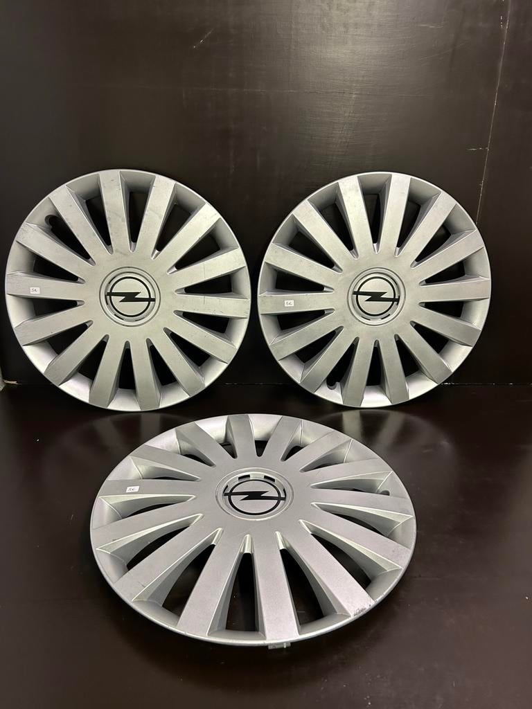 3 enjoliveurs Opel zafira 17", Autos : Divers, Enjoliveurs, Utilisé, Enlèvement ou Envoi