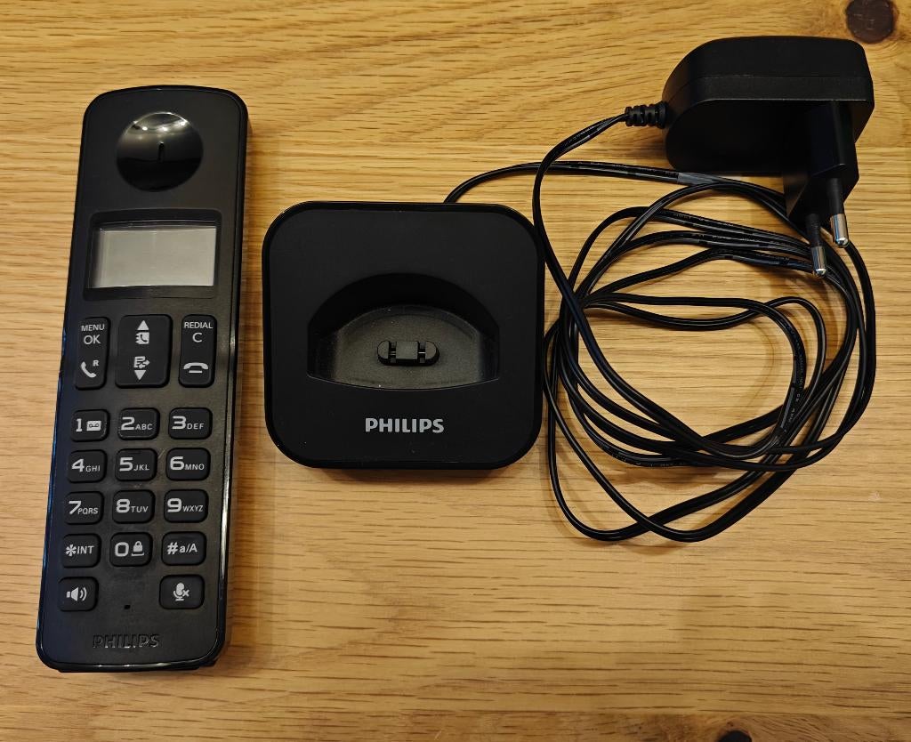 telephone Philips DECT sans fil pour ligne fixe, Enlèvement, Utilisé