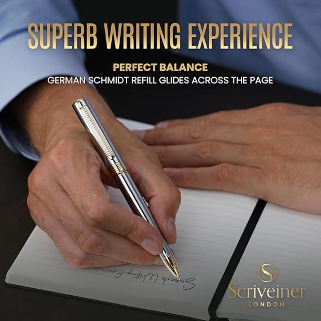 Stylo Deluxe de Scriveiner LIVRAISON RAPIDE ET GRATUITE, Neuf, Autres marques, Avec boîte, Stylo à bille