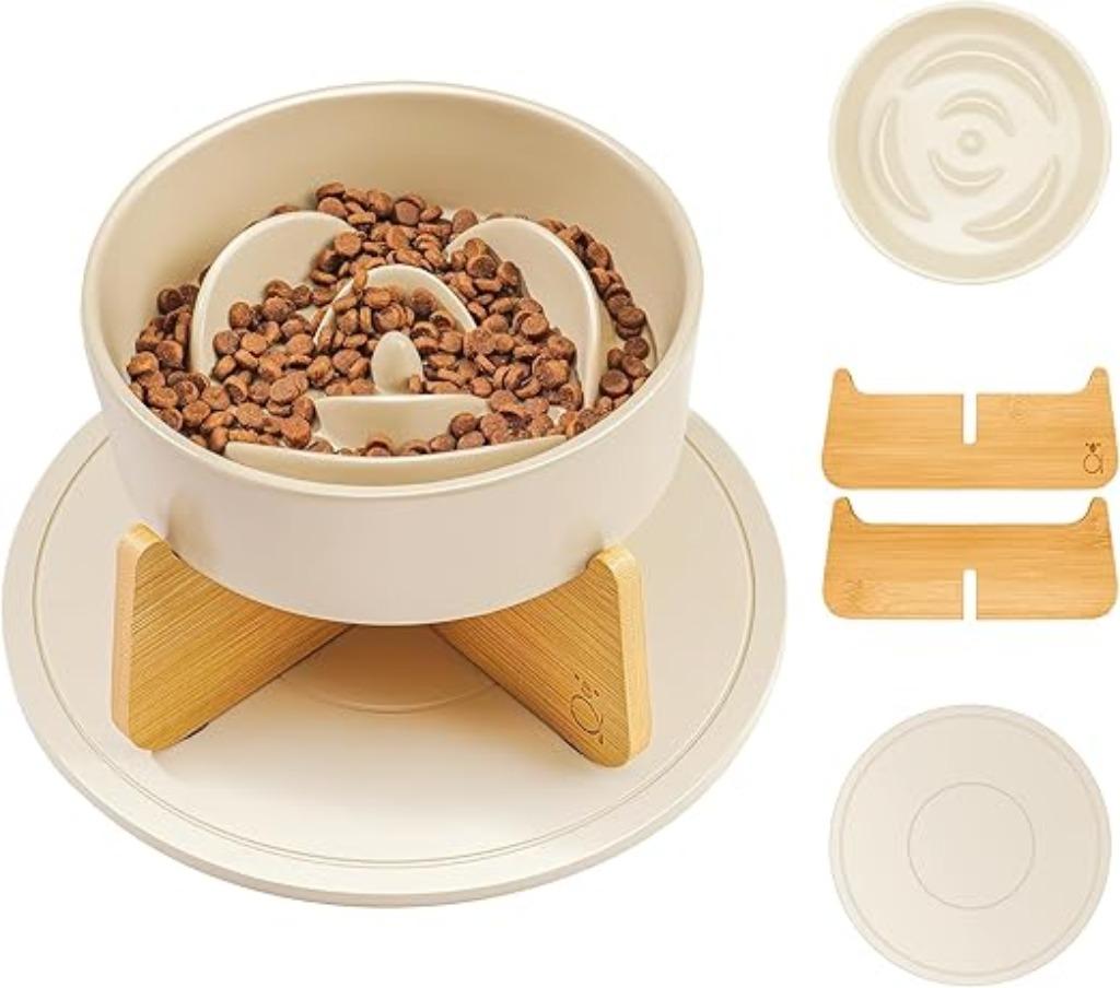 Verhoogde anti schrokbak van keramiek | hondenbak | Nieuw, Koalos, -, Verzenden, -