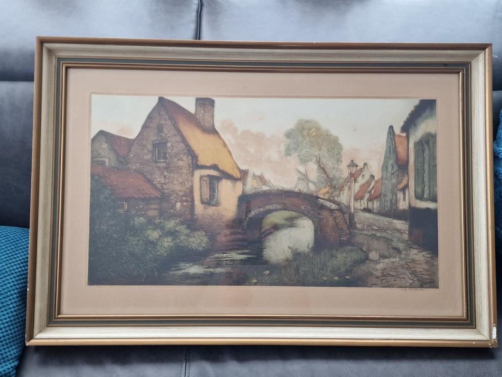 Alfred van neste, Antiek en Kunst, Kunst | Etsen en Gravures, Ophalen