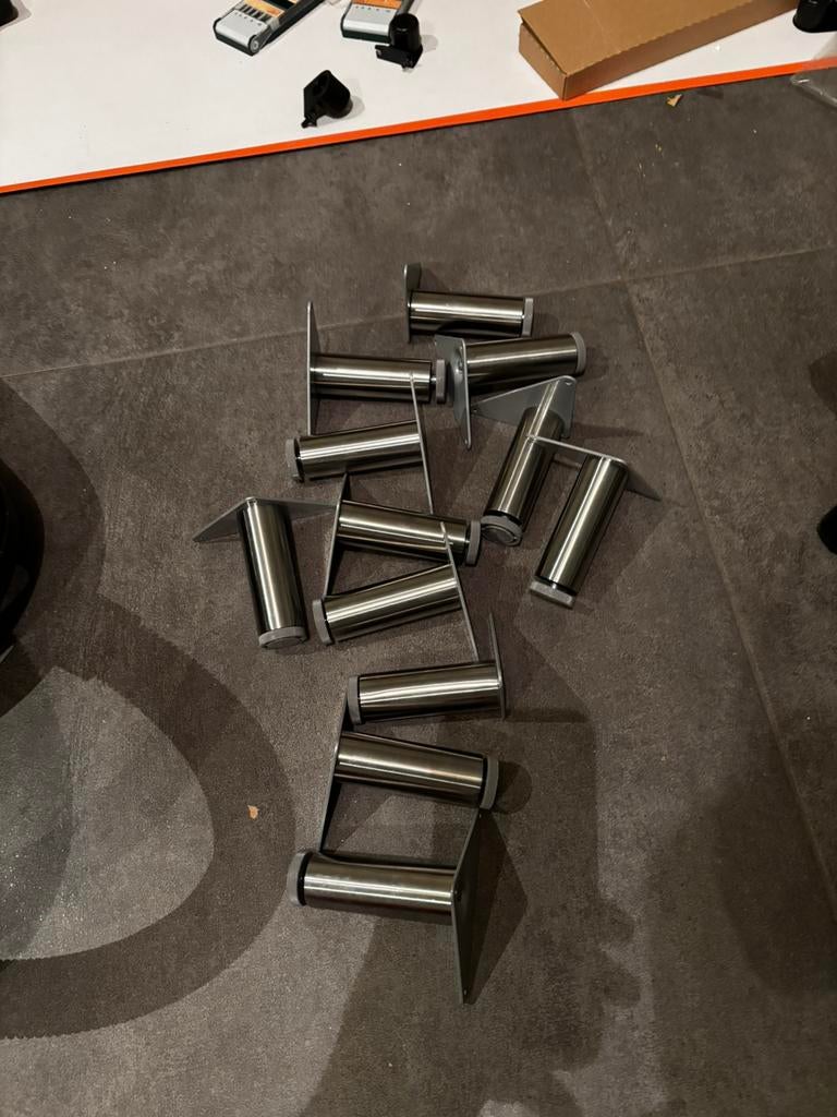 12x Eket poten, Maison & Meubles, Enlèvement, Neuf, Métal